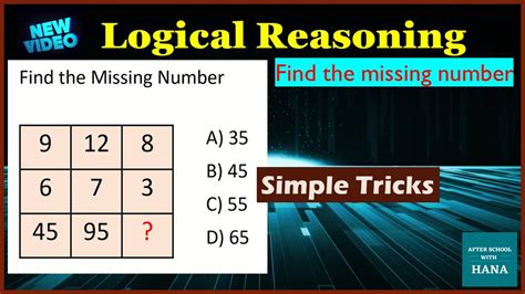 Missing Number In Square Puzzle Olympiad Logical Reasoning Maths