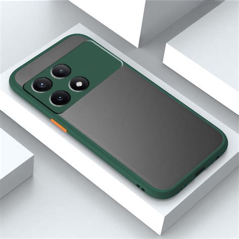 Back Colour Matte Shockproof Translucent Funda Poco X6 Pro 5g For Cover