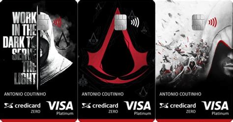 Cartão Credicard Edição Limitada ON Assassins Creed