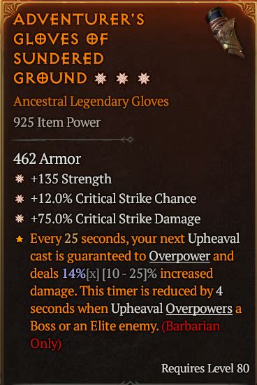 3ga Str Crit Chance Crit Dmg Gloves Topic D2jsp