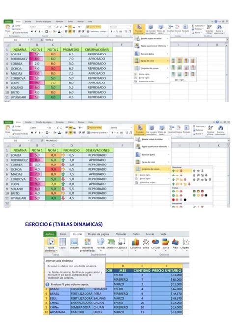 Excel Ejercicios Funci N Buscar Filtros Tablas Dinamicas