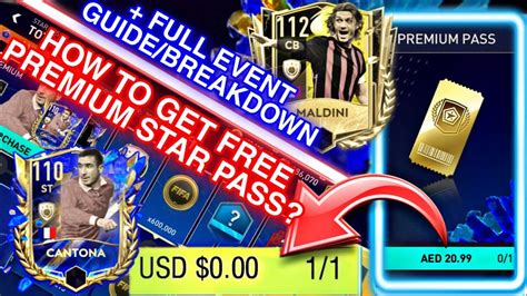 How To Get Toty Premium Star Pass For Free Prime Cantona Full Event