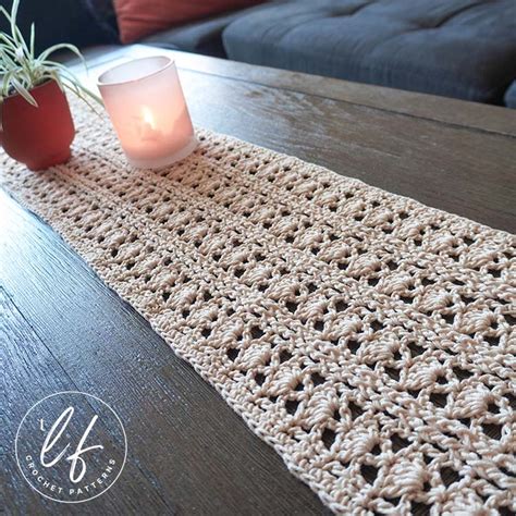 Crochet Table Runner Pattern Free Modern And Lacy