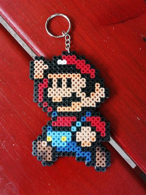 Mario Bros Rodri Beads Llaveros Hama Beads Hama Beads Plantillas