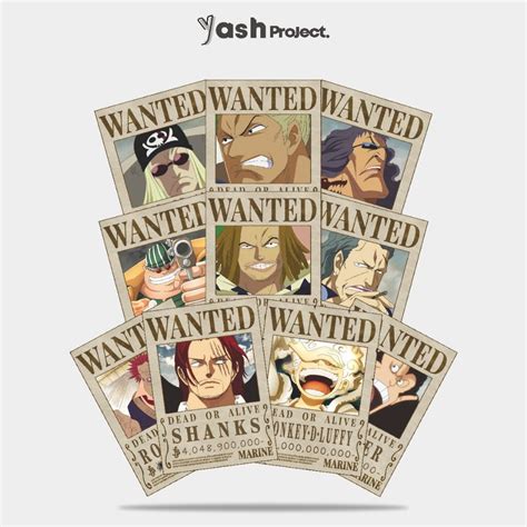 Jual Poster Bounty One Piece Full Terbaru A A Yashproject Shopee