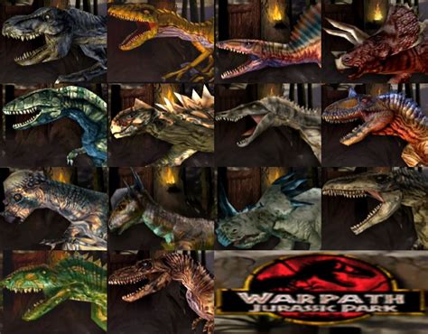 Jurassic Park Warpath Characters By Mnstrfrc On Deviantart