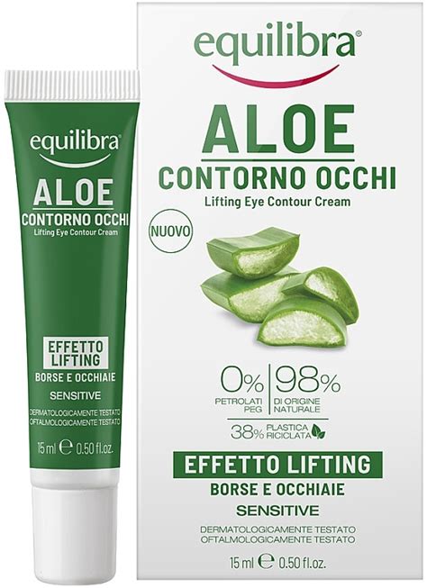 Crème raffermissante à l aloe vera pour contour des yeux Equilibra