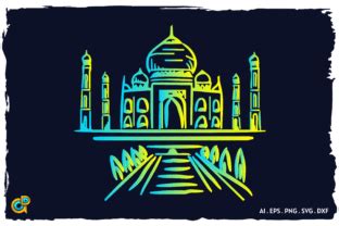 Taj Mahal Svg Design Graphic By Design Gifts Creative Fabrica