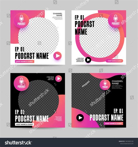 16,841 Podcast template Images, Stock Photos & Vectors | Shutterstock