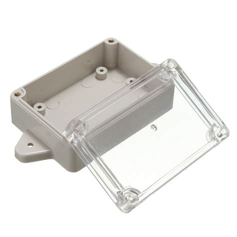 85X58X33mm Plastic Electronic Waterproof Clear Cover Project Box