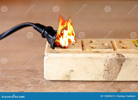 Electricity short circuit. stock image. Image of outlet - 118502613