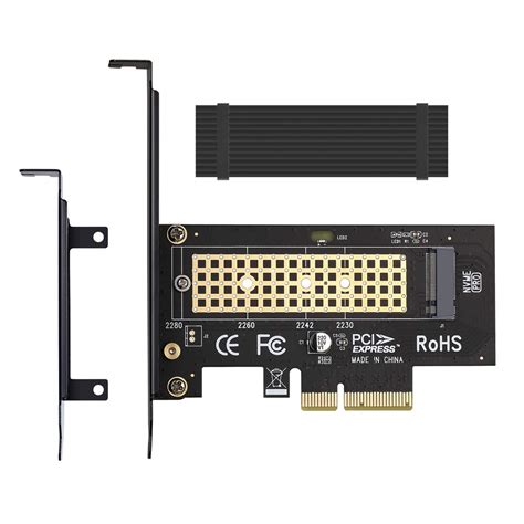 Buy M Nvme To Pcie X Adapter With Aluminum Heatsink Solution