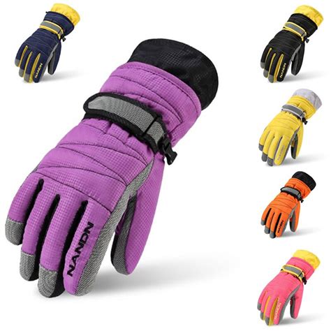 Guantes De Esqu Para Hombre Y Mujer Manoplas Para Snowboard Moto De