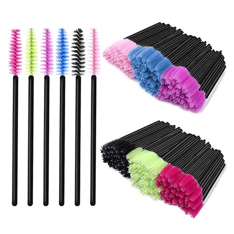 300 Pcs Disposable Mascara Wands Spoolie Brushes Brush For Eyelash Extension Eyebrow