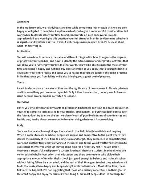 Persuasive Speech Final Pdf Pleasure Psychology