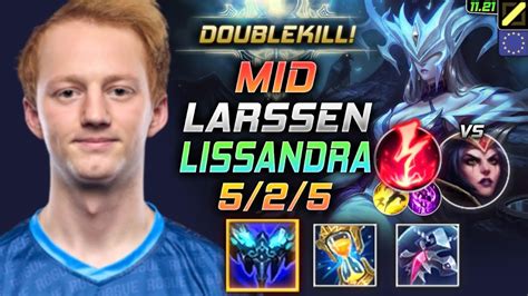 Larssen Lissandra Mid Vs Leblanc Lol Everfrost Electrocute Euw