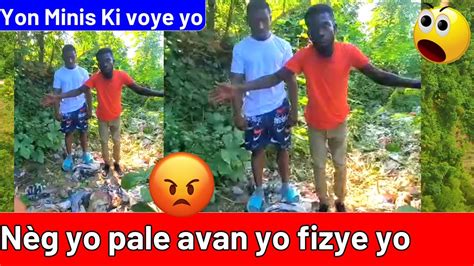 Video Choc Minis lan voye 2 nèg nan baz bandi Yo fizye yo yo pale