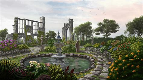 Royal Garden Jamesrpgart Dnd Scenes Animated Rpg Artwork