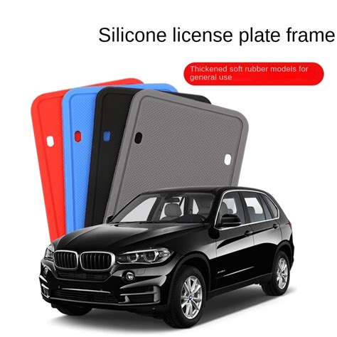 Silicone License Plate Holder American License Plate Frame Waterproof