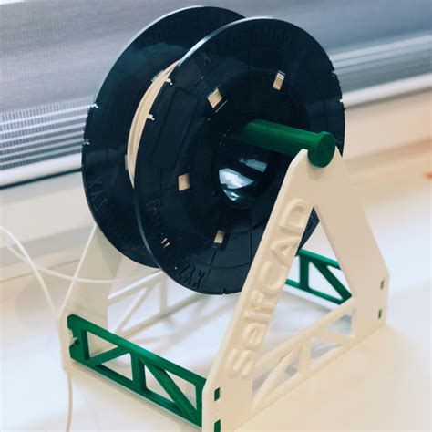 3d Printable Filament Holder By Selfcad