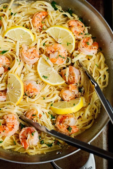 Shrimp Pasta With Lemon Cream Sauce Little Spice Jar