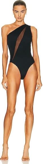 Versace One Piece Swimsuit In Black Shopstyle