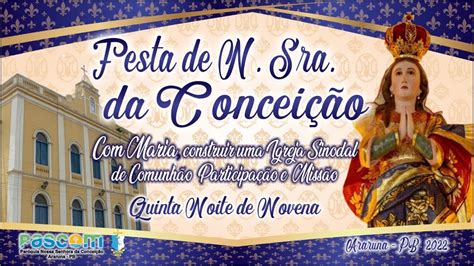 Quinta Noite De Novena Pix Cnpj Youtube