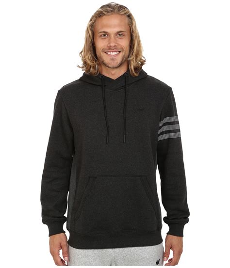 Lyst Adidas Originals Sport Luxe Fleece Hoodie In Black For Men