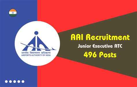 AAI Recruitment 2023 For 496 Junior Executive ATC Posts IndiaFastJobAlert