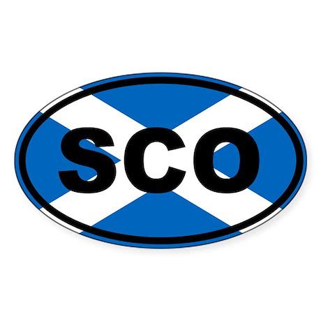 Scotland flag Decal by OvalStickersPlus