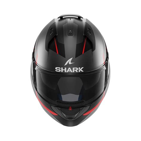 Каска Evo ES Kryd Mat Anthracite Black Red Shark BobiMX