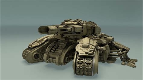 Reel Hard Surface Starcraft 2 Siege Tank Personal Project Youtube