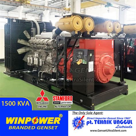 Jual Genset Mitsubishi Kva Stamford Wp M By Winpower Jual