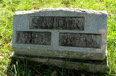 Joseph Wilbur Snyder 1882 1969 Homenaje De Find A Grave