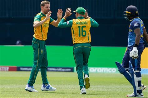 Nortje Takes 4 7 As South Africa Beat Sri Lanka In T20 World Cup Uk