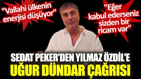 Yılmaz Özdil Sedat Peker sessizliğini bozdu Bir bomba açıklama da