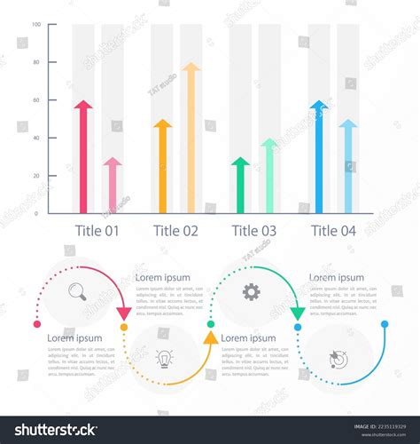 Multiset Bar Infographic Chart Design Template Stock Vector (Royalty ...