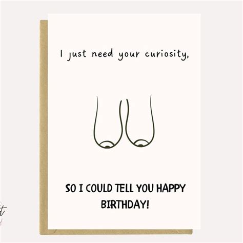 Printable Inappropriate Birthday Cards Etsy Uk