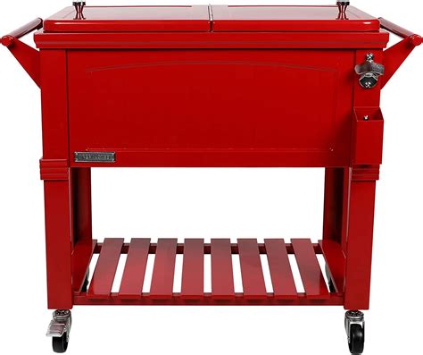 Amazon Permasteel Ps F Red Am Quart Portable Rolling Patio