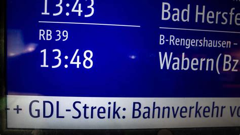 Bahnstreik gestartet Welche Züge in Kassel und Nordhessen nicht fahren