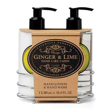 Naturally European Ginger And Lime Hand Care Caddy The Somerset