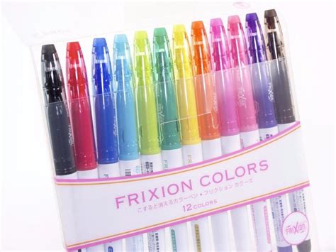 Pilot Frixion Colors Erasable Marker - 12 Color Set - Kawaii Pen Shop - Cutsy World