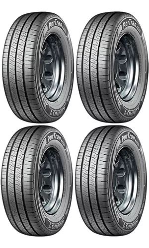 Kit Neumaticos Kumho Kc R Carga Telas Cavallino