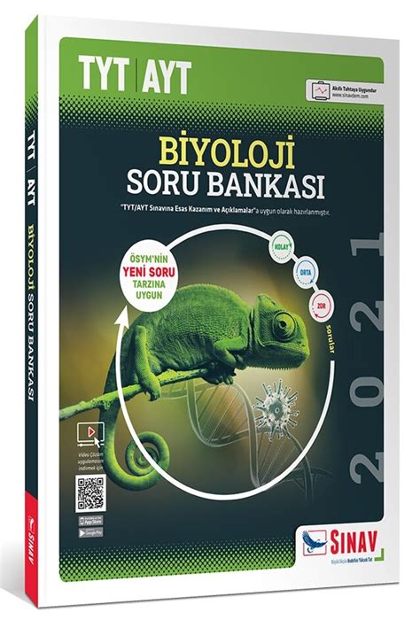 Sınav Yayınları TYT AYT Biyoloji Soru Bankası Kitapİşler İşler