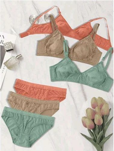 Lycra Cotton Plain Ladies Net Bra Panty Set At Rs 160set In Surat Id 2850112058130