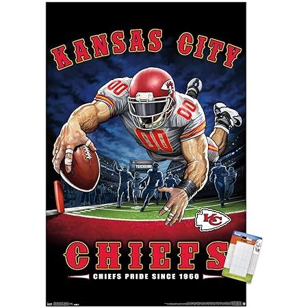 Amazon Trends International Nfl Kansas City Chiefs Drip Helmet