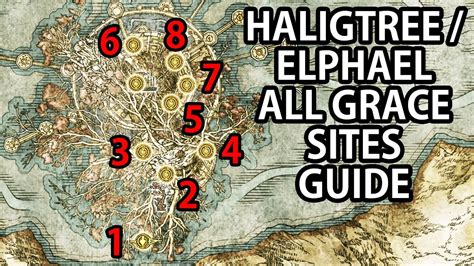 ELDEN RING ALL HALIGTREE ELPHAEL GRACE SITES UNLOCK GUIDE EASY