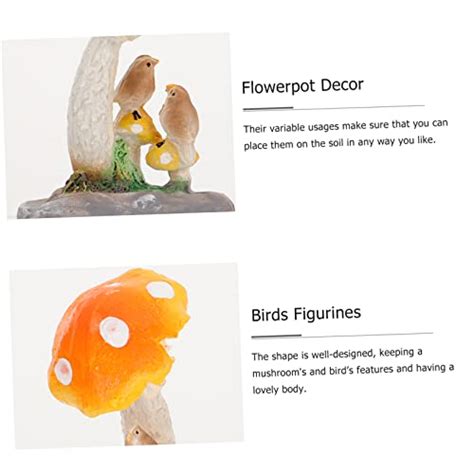 Buying Guide Besportble Pcs Simulated Mushroom Ornament Toy Desktop