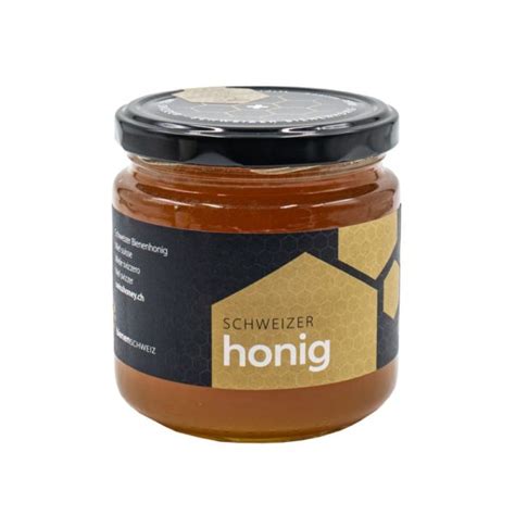 Honigglas Etiketten Schwarz Gold Bienen Schweiz Online Shop