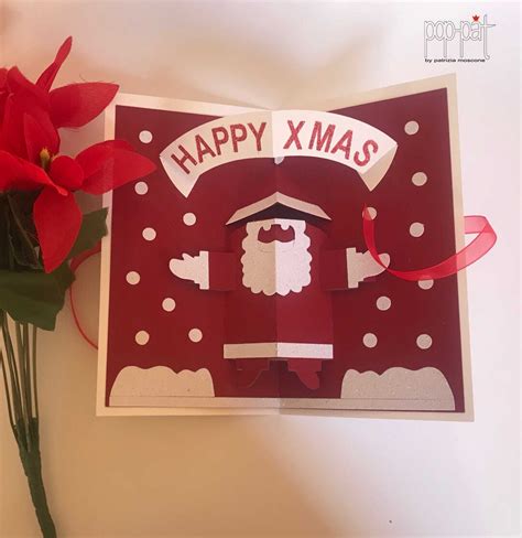 Santa Claus Pop-up Christmas Card - Etsy